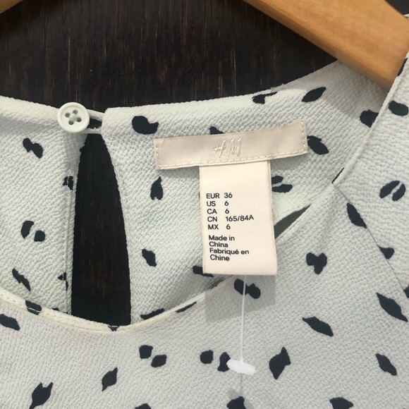 H&M Mint Ruffle Dress Size 6 - Picture 4 of 5